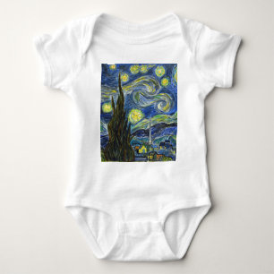 Starry Night, Van Gogh Baby Strampler
