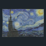 Starry Night & Van Gogh /berühmte Vintage Kunst Geschirrtuch<br><div class="desc">Küchentücher: World of Dutch Vintag Artworks - "The Starry Night" & Vincent van Gogh ist ein Öl auf der Leinwand, das im Juni 1889 gemalt wurde, beschreibt es den Ausblick aus dem Ostfenster seines Asylzimmers in Saint-Rémy-de-Provence, kurz vor Sonnenaufgang. Van Gogh ist postimpressionistischer Maler und die Sternennacht gehört zu seinen...</div>