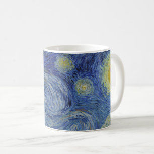 Starry Night & Van Gogh /berühmte Vintage Kunst Kaffeetasse