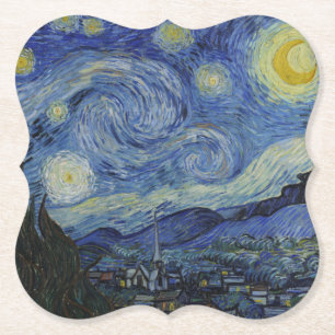 Starry Night & Van Gogh /berühmte Vintage Kunst Untersetzer