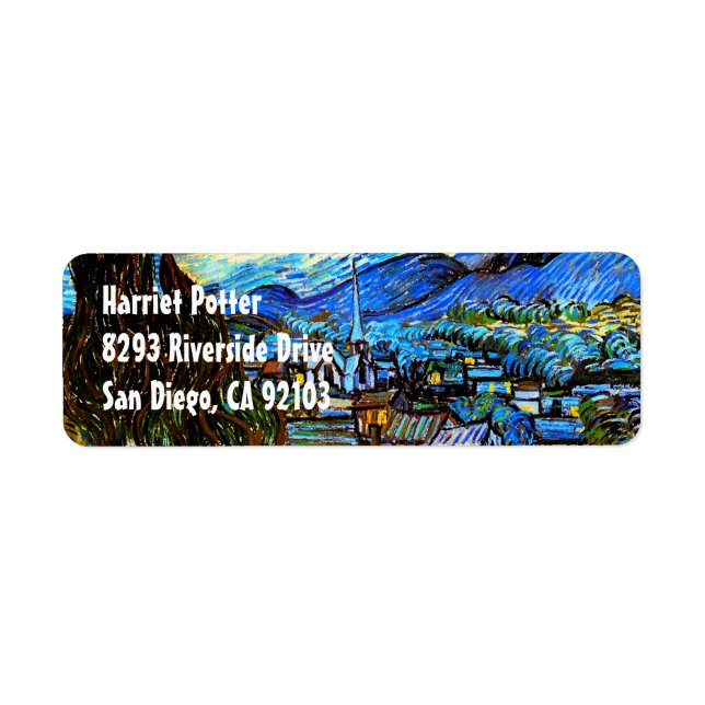 Starry Night Van Gogh Fine Art (Vorne)