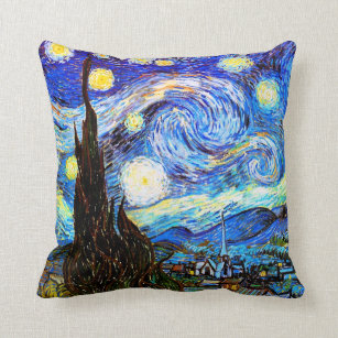 Starry Night Van Gogh Fine Art Kissen