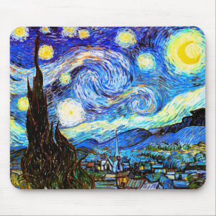Starry Night Van Gogh Fine Art Mousepad