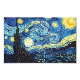 Starry Night - Van Gogh Fotodruck
