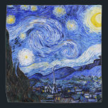 Starry Night Van Gogh Halstuch<br><div class="desc">Viel Spaß beim Anpassen dieser Bandana! Klicken Sie auf die blaue Schaltfläche 'Anpassen' und dann auf 'Filter'.Wählen Sie einen anderen Filter, um das Aussehen des Bildes zu ändern.Testen Sie die Filter Recoleta und Sangria.Sie sehen gut aus.Wenn Sie fertig sind, klicken Sie auf die Schaltfläche 'Fertig'.Bitte kontaktieren Sie uns, wenn Sie...</div>