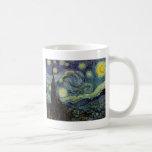 Starry Night - van Gogh Kaffeetasse<br><div class="desc">Von der Nackenleuchte des Bergarbeiters bis zu der, die er auf seinem Fenstersill nach der Szene mit Gauguin platzierte; vom Abend-Stern, den er 1875 in Corot Olive Orchard feststellte, bis hin zu dem Brief, den er seinem Bruder im August 1888 schrieb, in dem er sagte: "Irgendwann werden Sie ein Bild...</div>