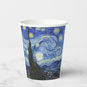 Starry night Van Gogh Paper Cups Pappbecher