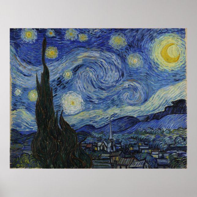 Starry Night Van Gogh Poster (Vorne)