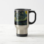 Starry Night - van Gogh Reisebecher<br><div class="desc">Von der Nackenleuchte des Bergarbeiters bis zu der, die er auf seinem Fenstersill nach der Szene mit Gauguin platzierte; vom Abend-Stern, den er 1875 in Corot Olive Orchard feststellte, bis hin zu dem Brief, den er seinem Bruder im August 1888 schrieb, in dem er sagte: "Irgendwann werden Sie ein Bild...</div>