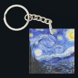 Starry Night Van Gogh Schlüsselanhänger<br><div class="desc">Das Ölgemälde des niederländischen Meisters Vincent Van Gogh (1853-1890), wahrscheinlich sein berühmtestes Gemälde, malte Van Gogh 1889 aus dem Gedächtnis die "Starry Night", während er sich in einem Asyl in Frankreich aufhielt, wo er sich auf Depressionen einließ.Die Szene zeigt den Blick aus seinem Schlafzimmerfenster. In dem Gemälde befinden sich der...</div>