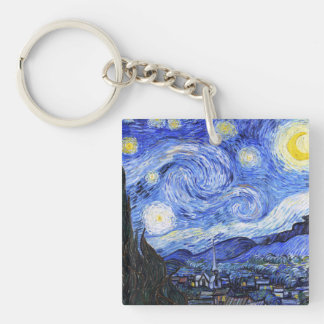 Starry Night Van Gogh Schlüsselanhänger