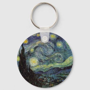 Starry Night - van Gogh Schlüsselanhänger