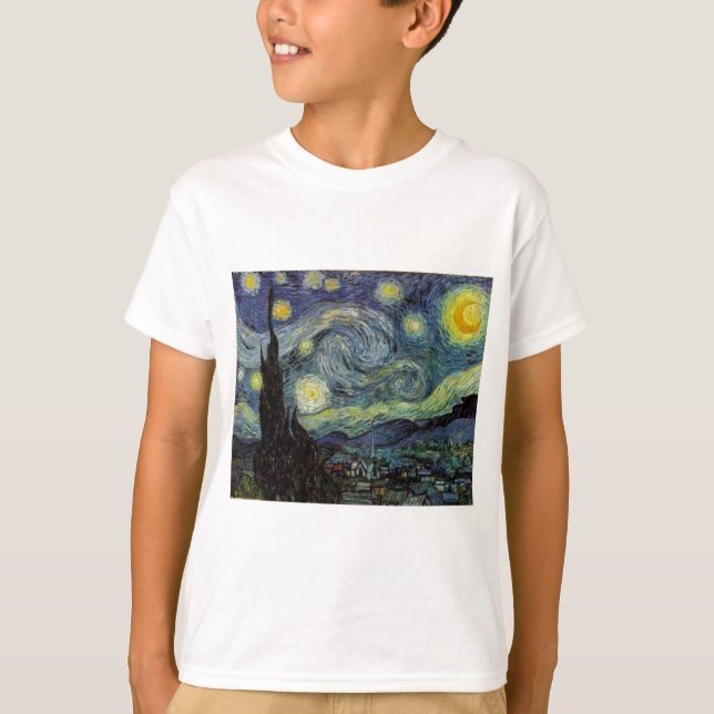Starry Night - van Gogh T-Shirt (Vorderseite)
