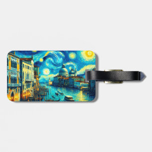 Starry Night Venice Italien Gepäckanhänger