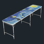 Starry Night, Vincent van Gogh Beer Pong Tisch<br><div class="desc">Vincent Willem van Gogh (30. März 1853 - 29. Juli 1890) war ein niederländischer postimpressionistischer Maler, der zu den berühmtesten und einflussreichsten Persönlichkeiten in der Geschichte der Western-Kunst zählt. In etwas mehr als einem Jahrzehnt schuf er etwa 2100 Kunstwerke, darunter etwa 860 Ölgemälde, die größtenteils aus den Jahre seines Lebens....</div>