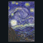 Starry Night, Vincent Van Gogh. Briefpapier<br><div class="desc">Starry Night,  Vincent Van Gogh. Der berühmte Impressionismus der schönen Kunst.</div>
