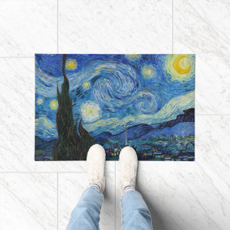 Starry Night | Vincent van Gogh Fußmatte