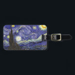 Starry Night, Vincent Van Gogh. Gepäckanhänger<br><div class="desc">Starry Night,  Vincent Van Gogh. Der berühmte Impressionismus der schönen Kunst.</div>