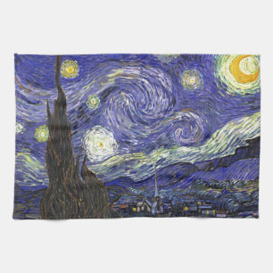 Starry Night, Vincent Van Gogh. Geschirrtuch