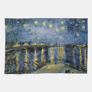 Starry Night Vincent van Gogh Geschirrtuch