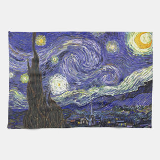 Starry Night, Vincent Van Gogh. Handtuch