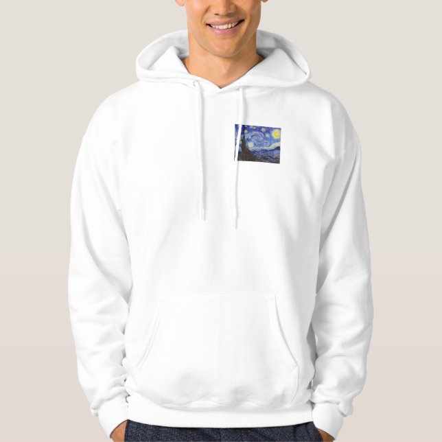 Starry Night , Vincent van Gogh Hoodie (Vorderseite)