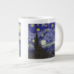 Starry Night, Vincent Van Gogh. Jumbo-Tasse<br><div class="desc">Starry Night,  Vincent Van Gogh. Der berühmte Impressionismus der schönen Kunst.</div>