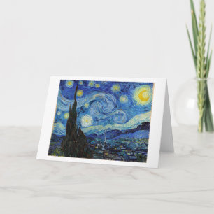 Starry Night, Vincent van Gogh Karte