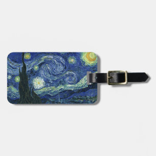 Starry Night Vincent van Gogh Kunstmalerei Gepäckanhänger