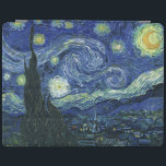 Starry Night Vincent van Gogh Kunstmalerei iPad Hülle<br><div class="desc">Vincent van Gogh (Niederländisch, 1853 - 1890) Starry Night, 1889, Oil on Leinwand Ungerahmt: 73 × 92 cm (28, 7 × 36, 2 in) Dieses Bild zeigt den Blick von der Ostseite des Van Gogh-Asylzimmers in Saint-Rémy-de-Provence ce, er fügte ein idealisiertes Dorf hinzu. Seit 1941 ist es in der ständigen...</div>