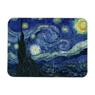 Starry Night Vincent van Gogh Kunstmalerei Magnet