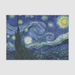 Starry Night Vincent van Gogh Kunstmalerei Seidenpapier<br><div class="desc">Vincent van Gogh (Niederländisch, 1853 - 1890) Starry Night, 1889, Oil on Leinwand Ungerahmt: 73 × 92 cm (28, 7 × 36, 2 in) Dieses Bild zeigt den Blick von der Ostseite des Van Gogh-Asylzimmers in Saint-Rémy-de-Provence ce, er fügte ein idealisiertes Dorf hinzu. Seit 1941 ist es in der ständigen...</div>