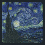 Starry Night Vincent van Gogh Kunstmalerei Töpfeuntersetzer<br><div class="desc">Vincent van Gogh (Niederländisch, 1853 - 1890) Starry Night, 1889, Oil on Leinwand Ungerahmt: 73 × 92 cm (28, 7 × 36, 2 in) Dieses Gemälde zeigt den Blick von der Ostseite des van Gogh's Asylzimmer in Saint-Rémy-de-Provence, fügte er ein idealisiertes Dorf. Seit 1941 ist es in der ständigen Sammlung...</div>