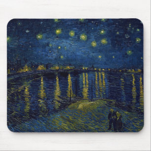 Starry Night, Vincent van Gogh Mousepad