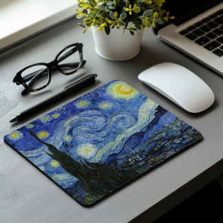 Starry Night | Vincent Van Gogh Mousepad