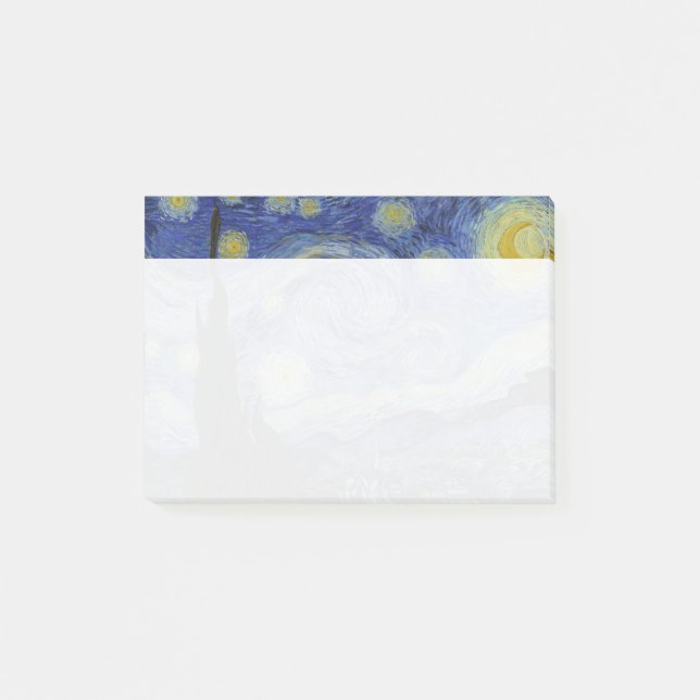 Starry Night Vincent van Gogh Post-it Klebezettel (Vorderseite)