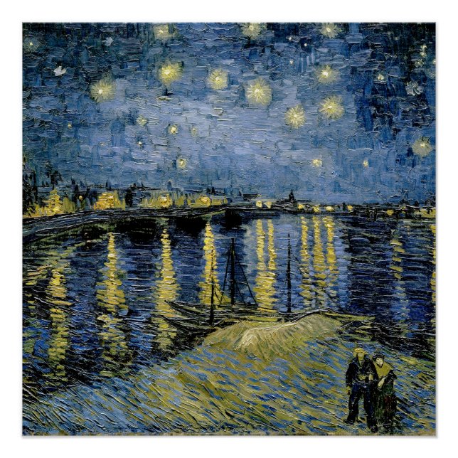 Starry Night Vincent van Gogh Poster (Vorderseite)