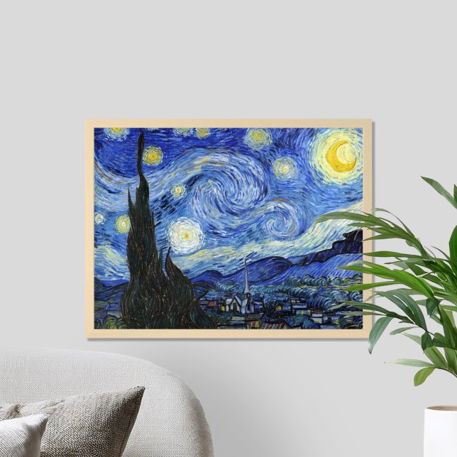 Starry Night Vincent van Gogh Poster (Von Creator hochgeladen)