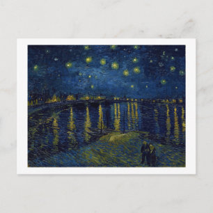 Starry Night, Vincent van Gogh Postkarte