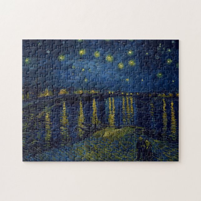 Starry Night, Vincent van Gogh Puzzle (Horizontal)