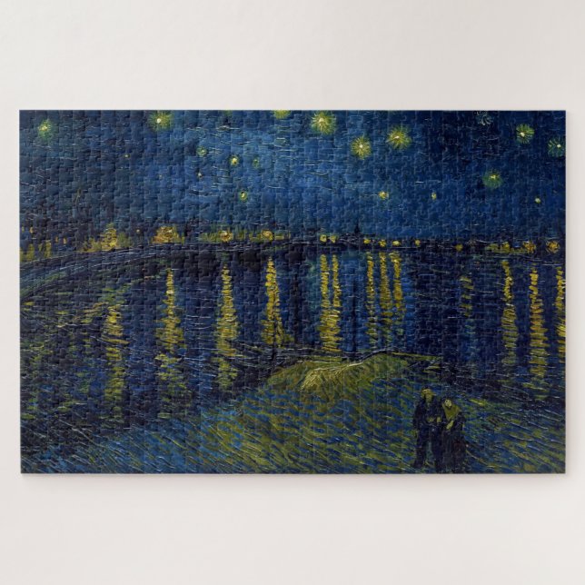 Starry Night, Vincent van Gogh Puzzle (Horizontal)