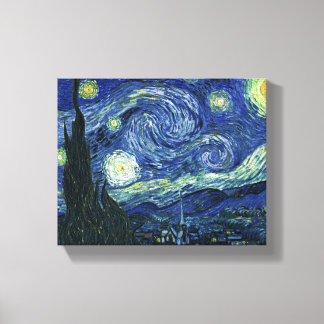 Starry Night Vincent van Gogh Vintage Malerei Art Leinwanddruck