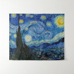 Starry Night | Vincent Van Gogh Wandteppich<br><div class="desc">Starry Night (1889) von dem niederländischen Künstler Vincent Van Gogh. Original Artwork ist ein Öl auf der Leinwand,  das einen kraftvollen postimpressionistischen Nachthimmel in launischen Blau- und Gelbtönen darstellt. Verwenden Sie die Entwurfstools,  um einen benutzerdefinierten Text hinzuzufügen oder das Bild zu personalisieren.</div>