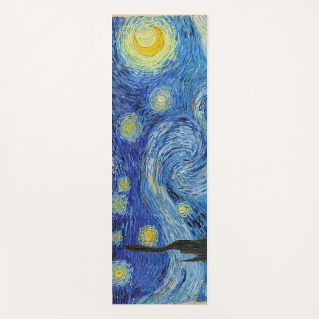 Starry Night, Vincent van Gogh Yogamatte (Vorderseite)