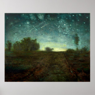 Starry Night von Jean-François Millet (ca. 1850-65 Poster