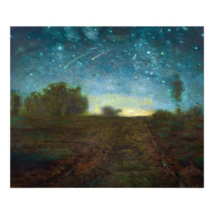 Starry Night von Jean-Francois Millet Fotodruck