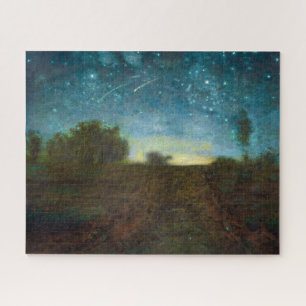 Starry Night von Jean-Francois Millet Puzzle