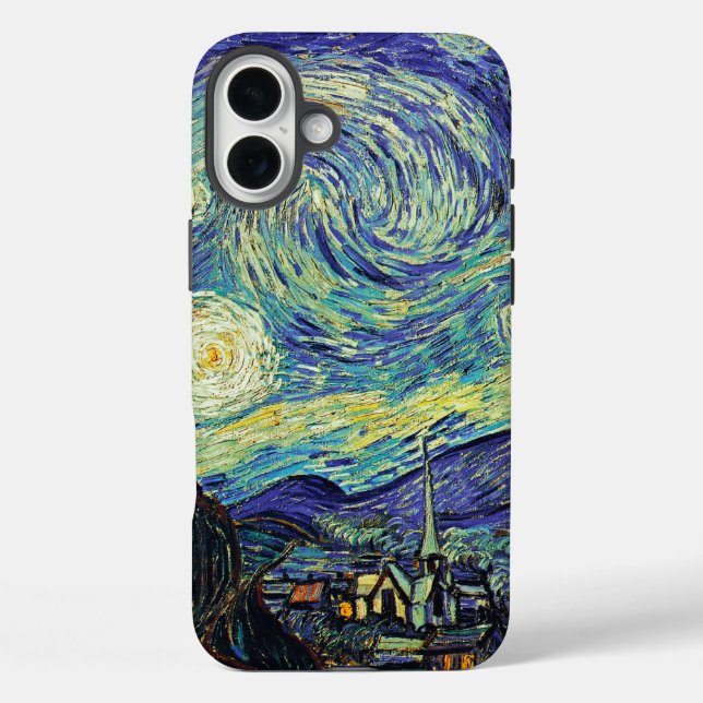Starry Night von van Gogh Case-Mate iPhone Hülle (Rückseite)
