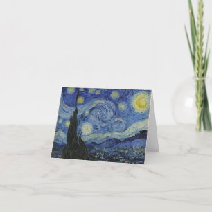 "Starry Night" von Van Gogh Dankeskarte