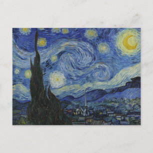 "Starry Night" von Van Gogh Feiertagspostkarte